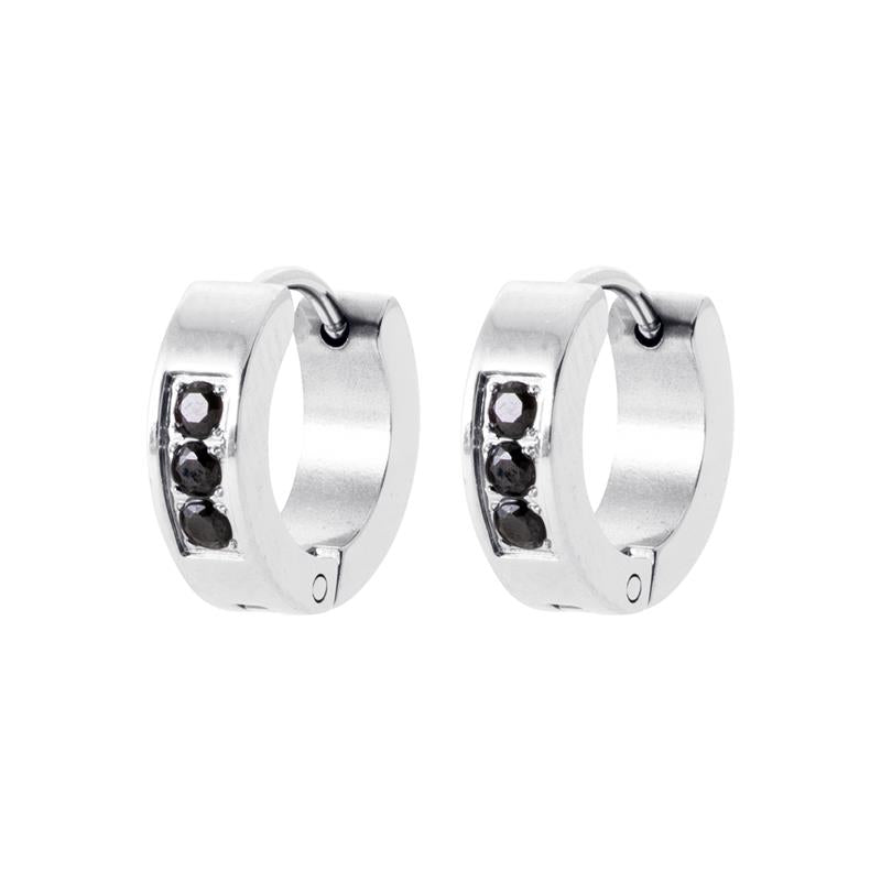 Shark'N Stones Créoles acier 3609407