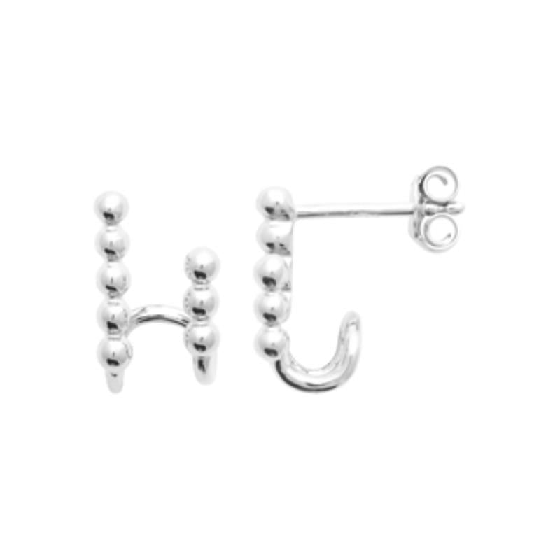 Coque de Nacre Puces d'oreilles argent 73058500