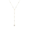 Coque de Nacre Collier acier doré 312423