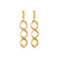 Coque de Nacre Boucles d'oreilles pendantes plaqué or 2373200