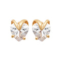 Coque de Nacre Puces d'oreilles plaqué or 2381410