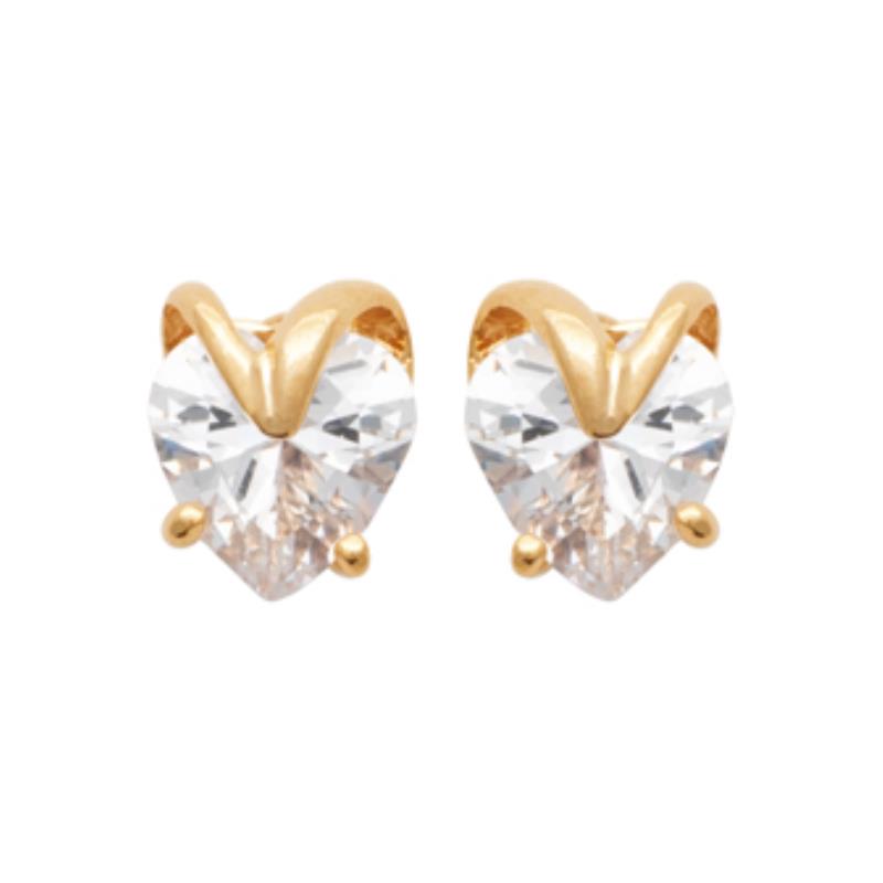 Coque de Nacre Puces d'oreilles plaqué or 2381410