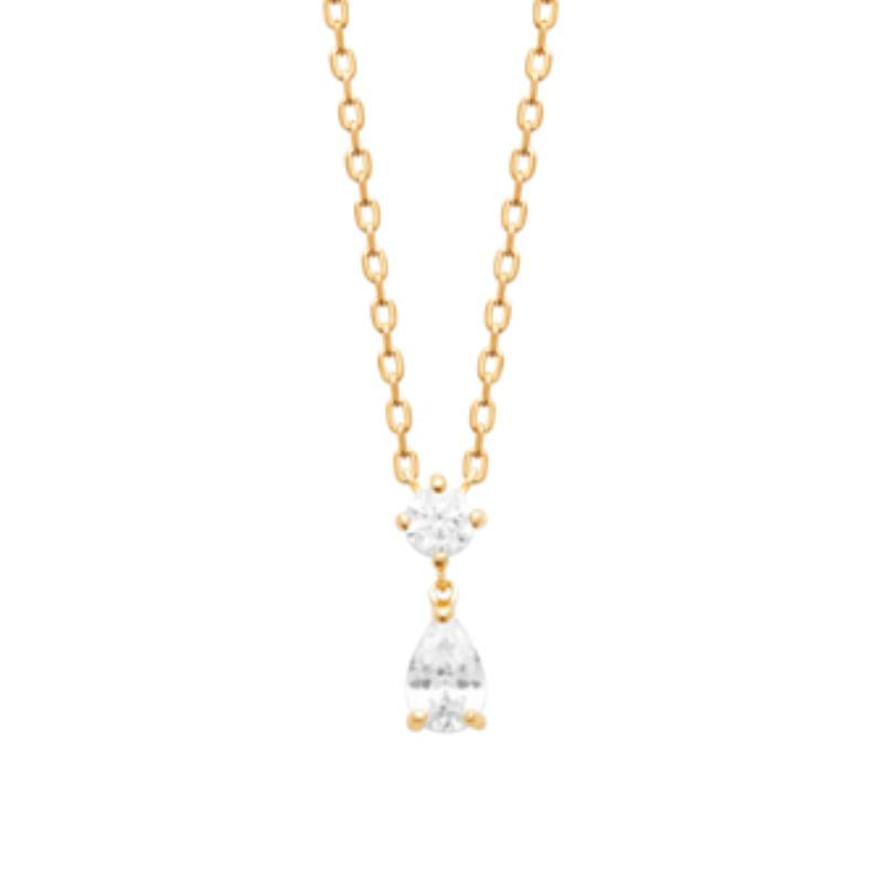 Coque de Nacre Collier plaqué or 974111