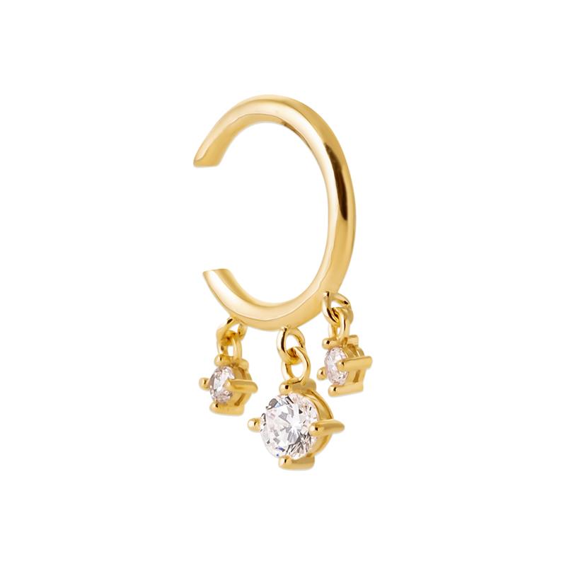 Coque de Nacre Boucles d'oreilles plaqué or 23016910
