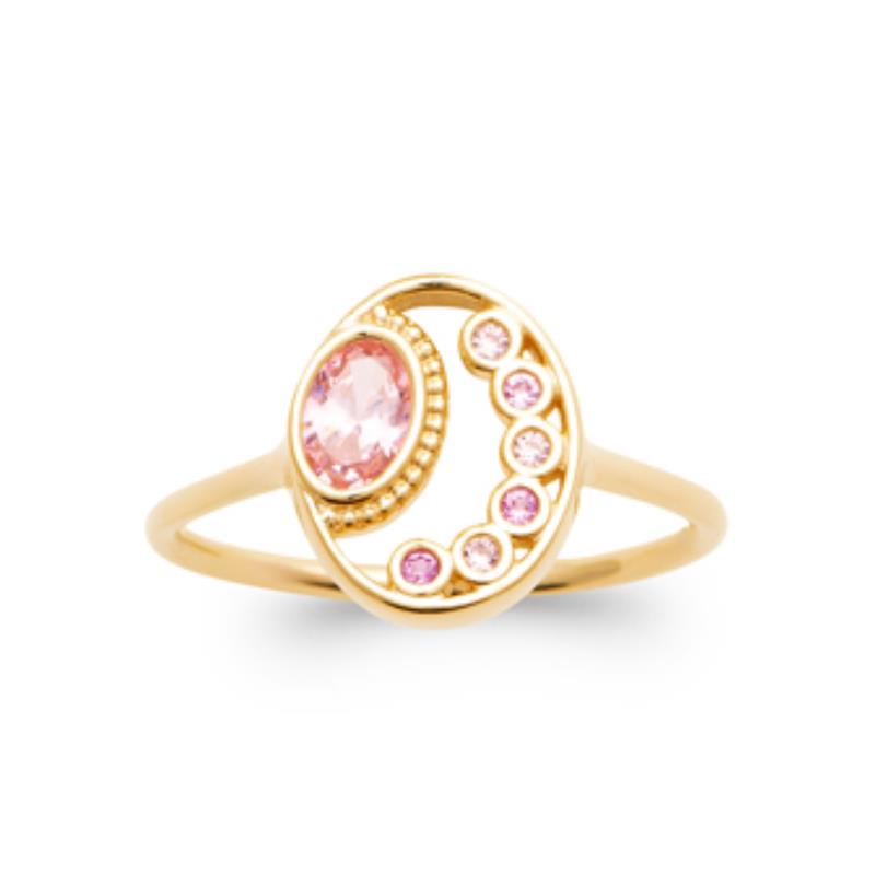 Coque de Nacre Bague plaqué or 20015080