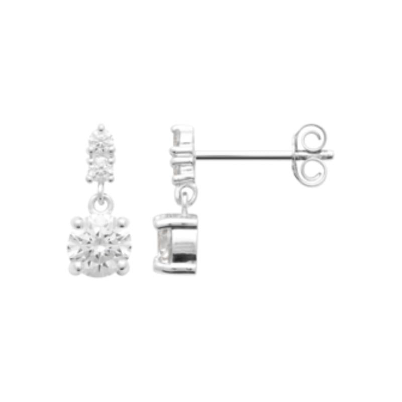 Coque de Nacre Boucles d'oreilles pendantes argent 13045910