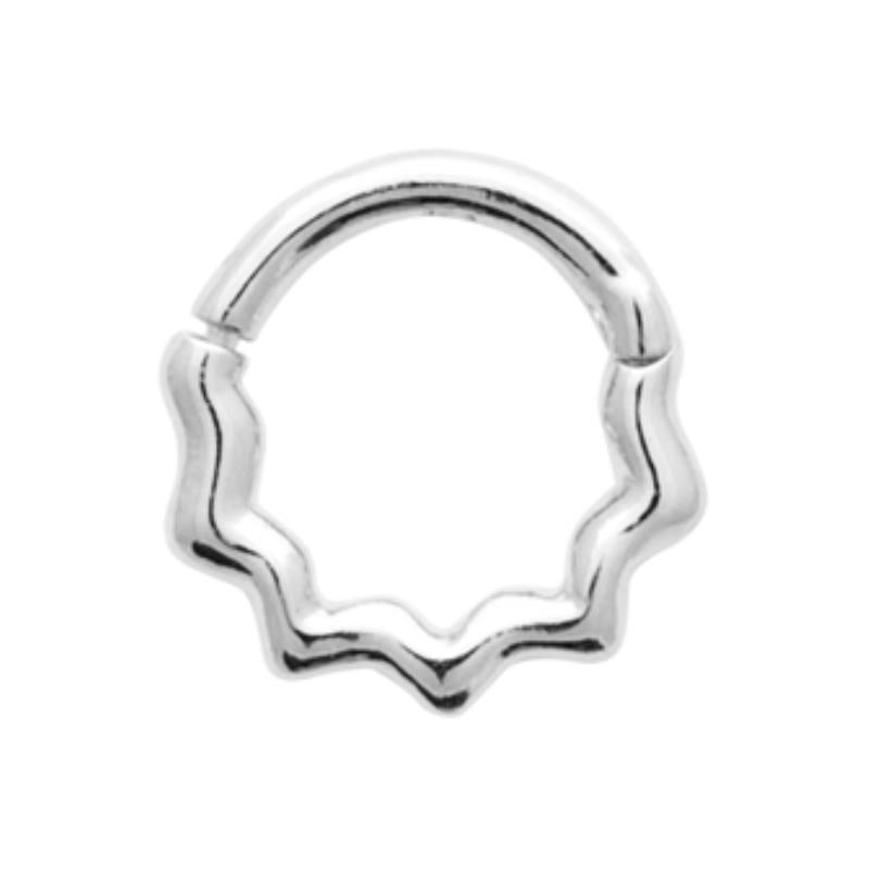 Coque de Nacre Créoles argent 7677700