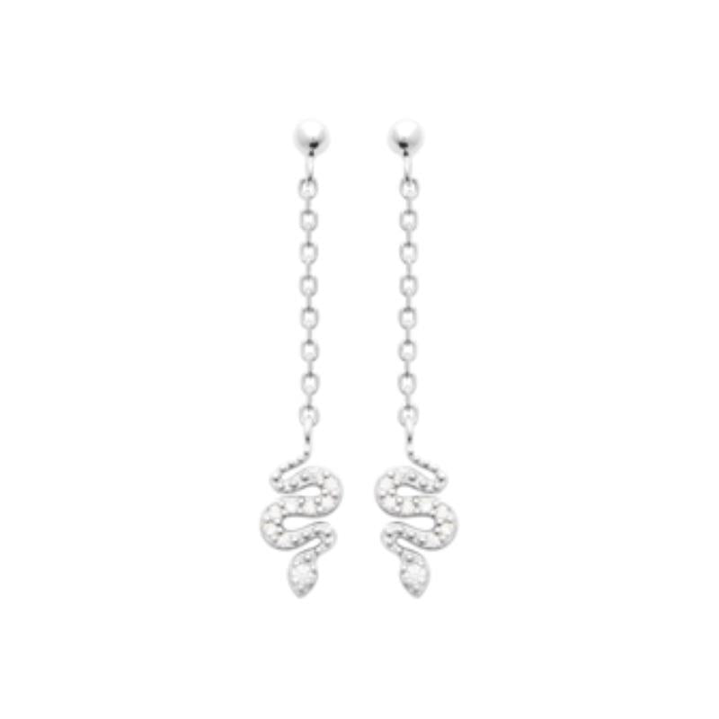 Coque de Nacre Boucles d'oreilles pendantes argent 13041610
