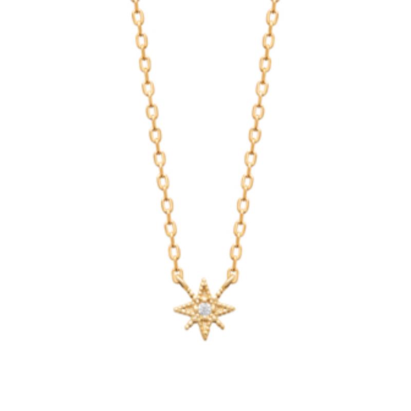 Coque de Nacre Collier plaqué or 973750