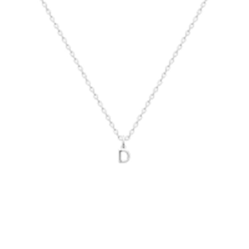 Coque de Nacre Pendentif initiale argent 7775604