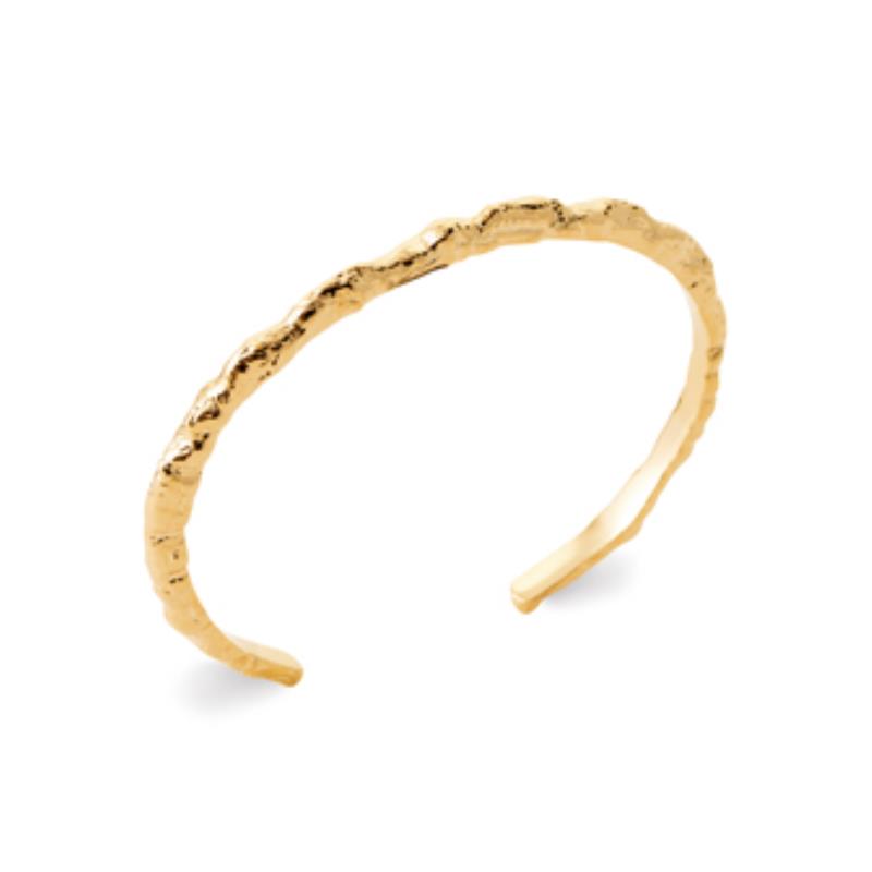 Coque de Nacre Bracelet jonc plaqué or 922222