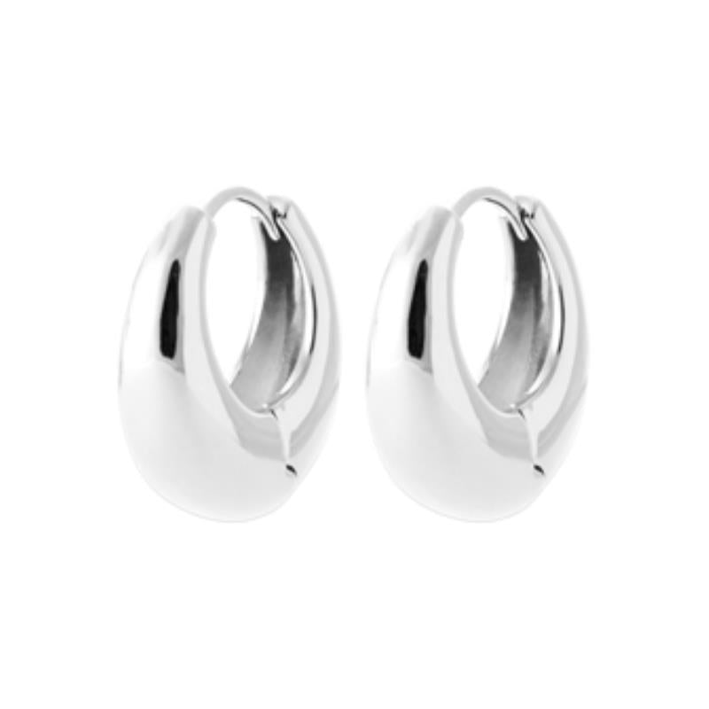 Coque de Nacre Créoles argent 7665700