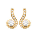 Coque de Nacre Boucles d'oreilles plaqué or 2585210