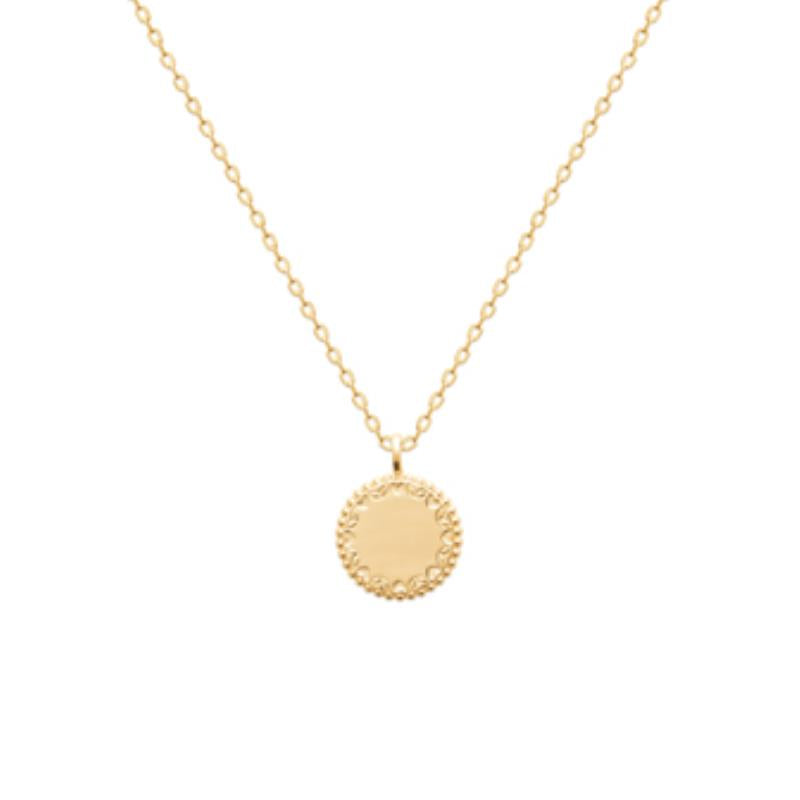 Coque de Nacre Médaille plaqué or 2784300