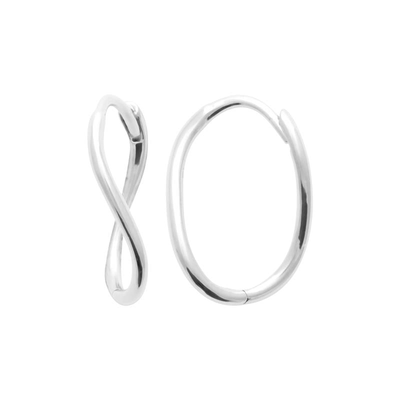 Coque de Nacre Créoles argent 7672600