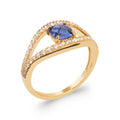 Coque de Nacre Bague plaqué or 2290140
