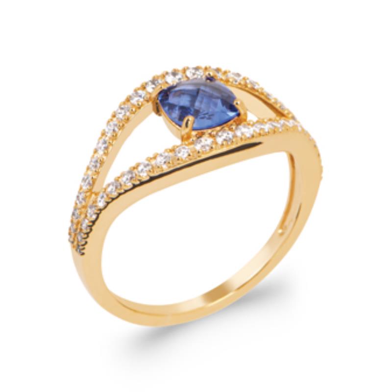 Coque de Nacre Bague plaqué or 2290140