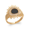 Coque de Nacre Bague plaqué or 2294607