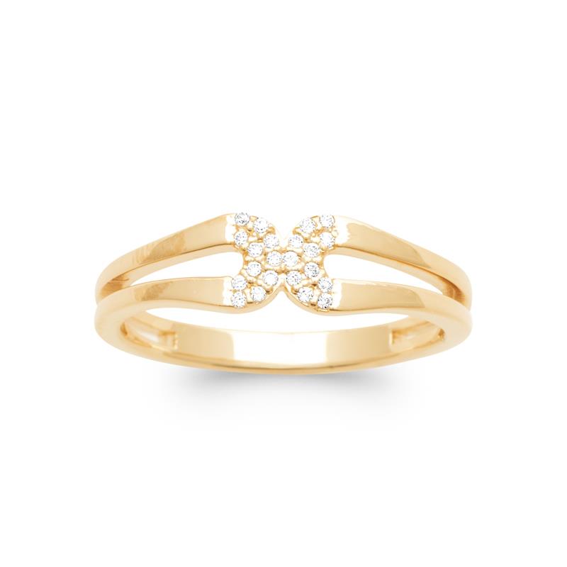 Coque de Nacre Bague plaqué or 20006510
