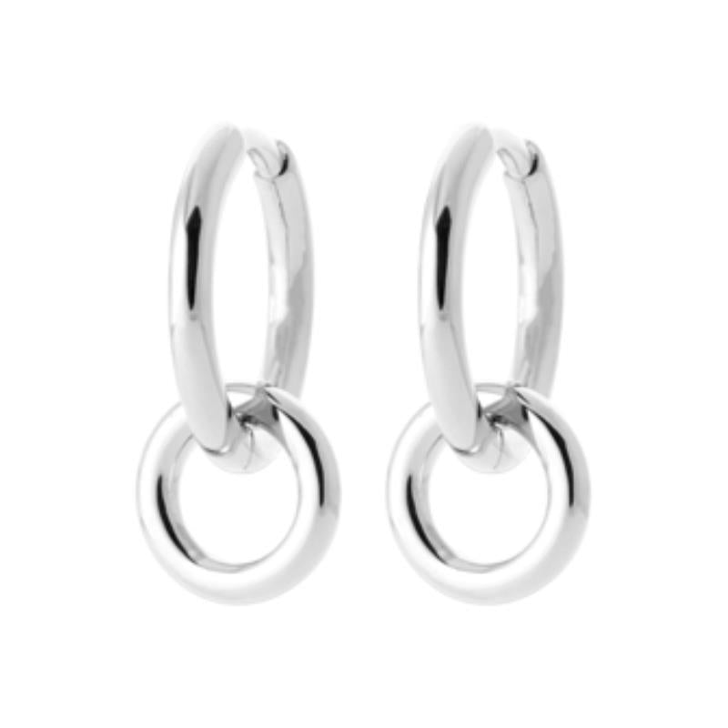 Coque de Nacre Créoles argent 7662600