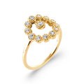 Coque de Nacre Bague plaqué or 20023210