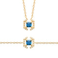 Coque de Nacre Collier plaqué or 973814