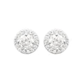 Coque de Nacre Puces d'oreilles argent 13042210