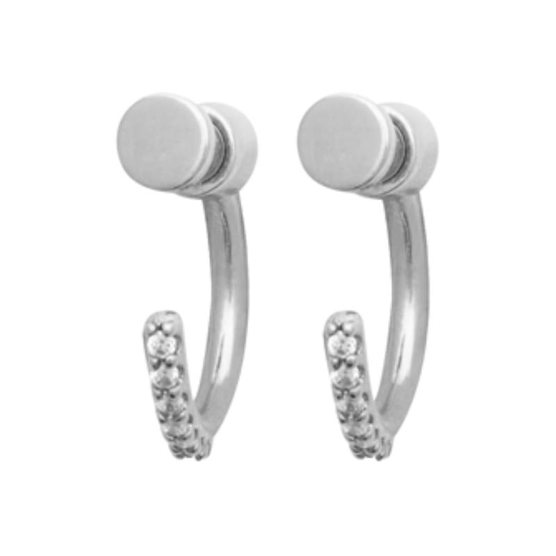 Coque de Nacre Créoles argent 1639810