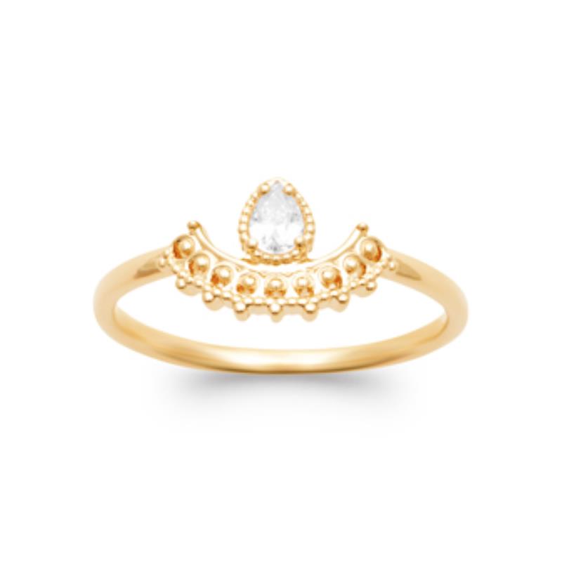 Coque de Nacre Bague plaqué or 2982810