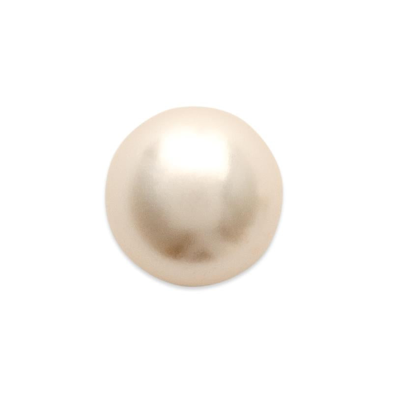 Coque de Nacre Boucle d'oreille à l'unité plaqué or 252604U