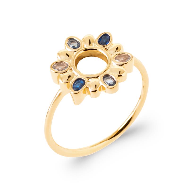 Coque de Nacre Bague plaqué or 20011340