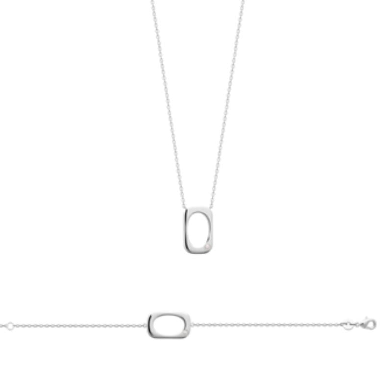 Coque de Nacre Chaîne argent 873728