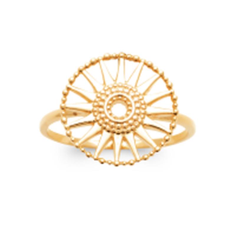 Coque de Nacre Bague plaqué or 2973900