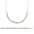 Coque de Nacre Collier plaqué or 973425