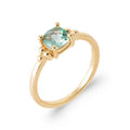 Coque de Nacre Bague solitaire plaqué or 2950750