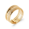 Coque de Nacre Bague semainier plaqué or 2945100