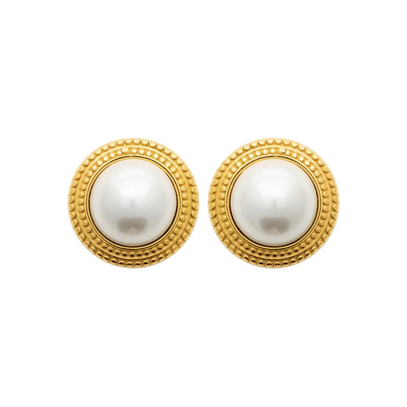 Izee Boucles d'oreilles acier doré 3132209