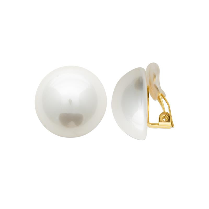 Coque de Nacre Boucles d'oreilles acier doré 3132309