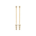 Coque de Nacre Boucles d'oreilles pendantes plaqué or 23031910