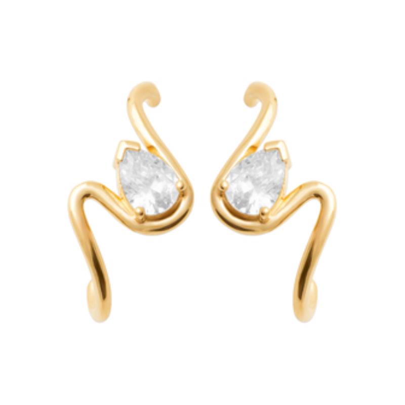 Coque de Nacre Boucles d'oreilles plaqué or 23064610