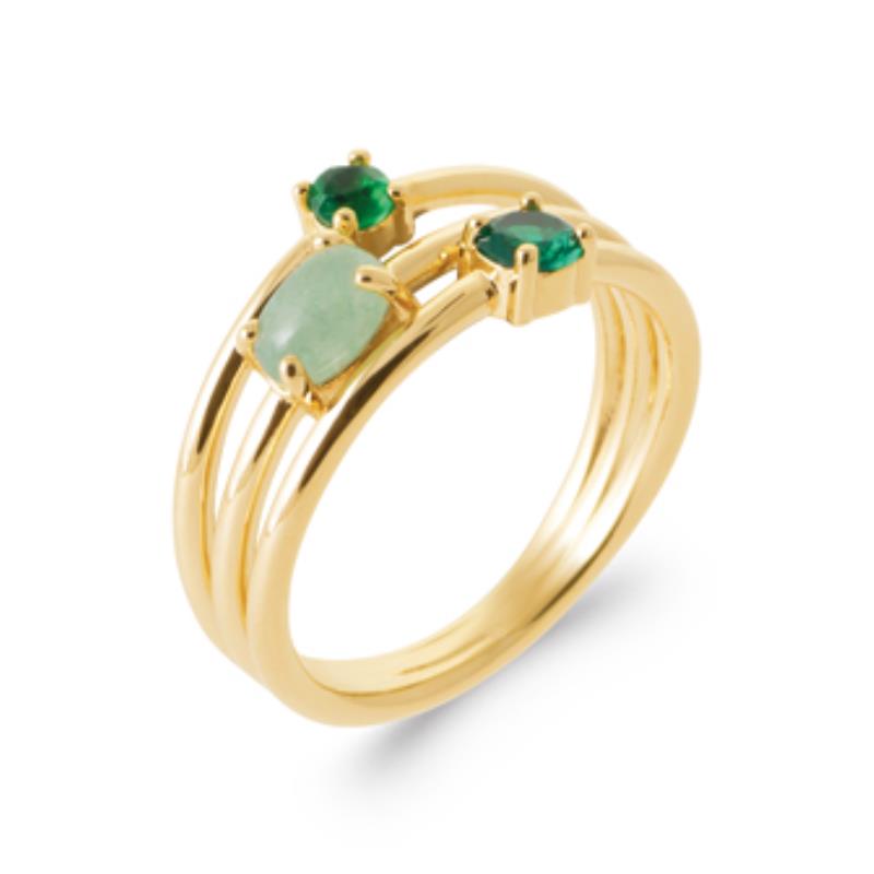 Coque de Nacre Bague plaqué or 2971950