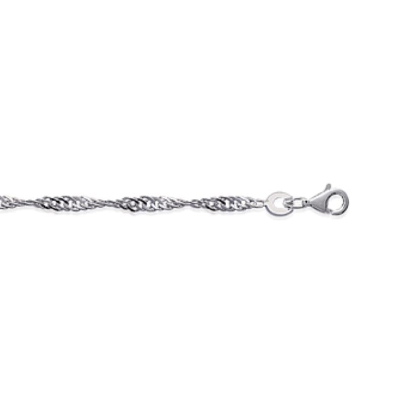 Coque de Nacre Chaîne maille singapour argent 186007