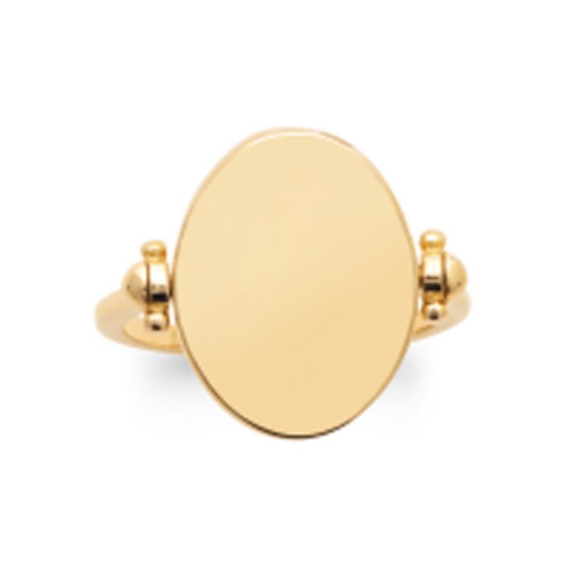 Coque de Nacre Bague plaqué or 2288807