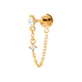 Coque de Nacre Piercing plaqué or 23071710