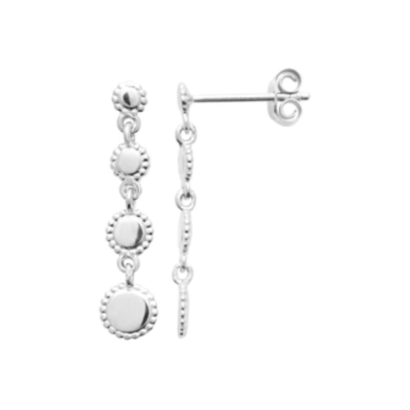 Coque de Nacre Boucles d'oreilles pendantes argent 73077000