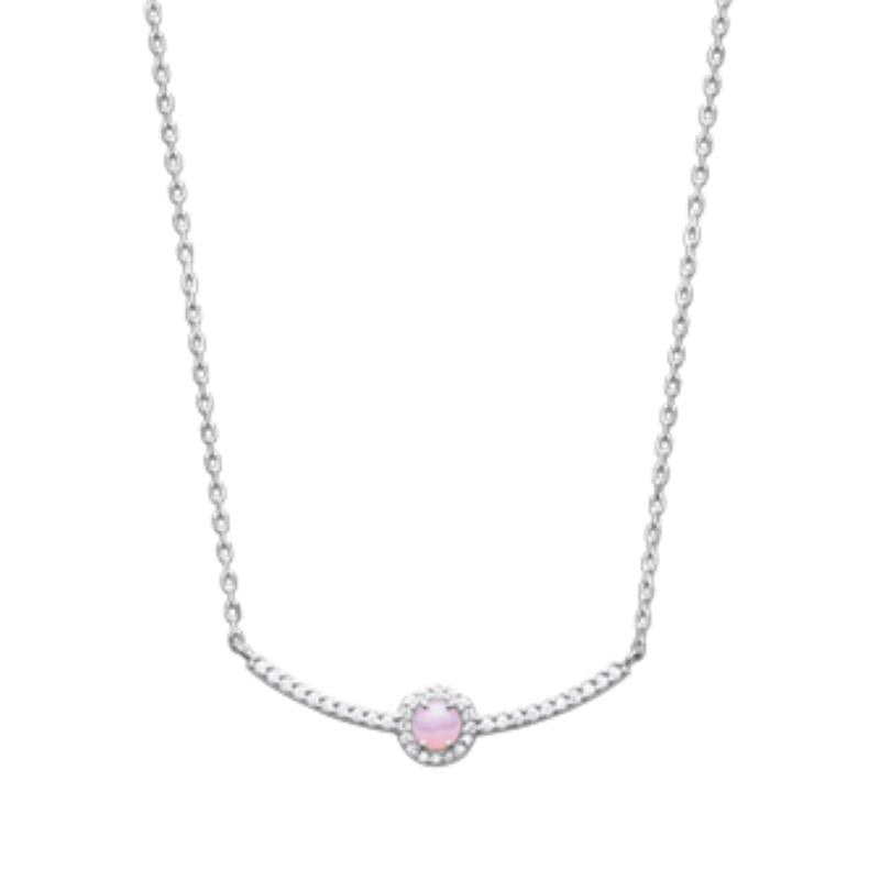 Coque de Nacre Collier argent 871873