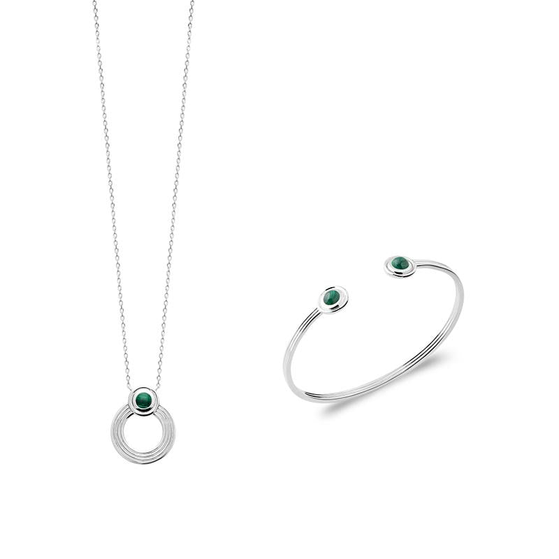 Coque de Nacre Collier argent 873152
