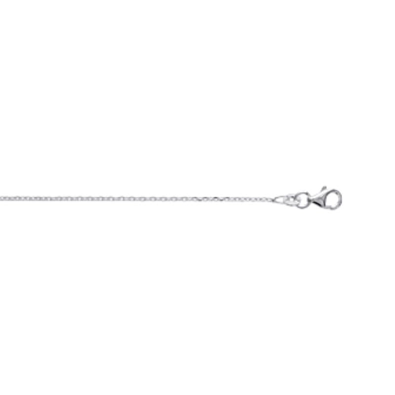 Coque de Nacre Chaîne maille forçat argent 128035