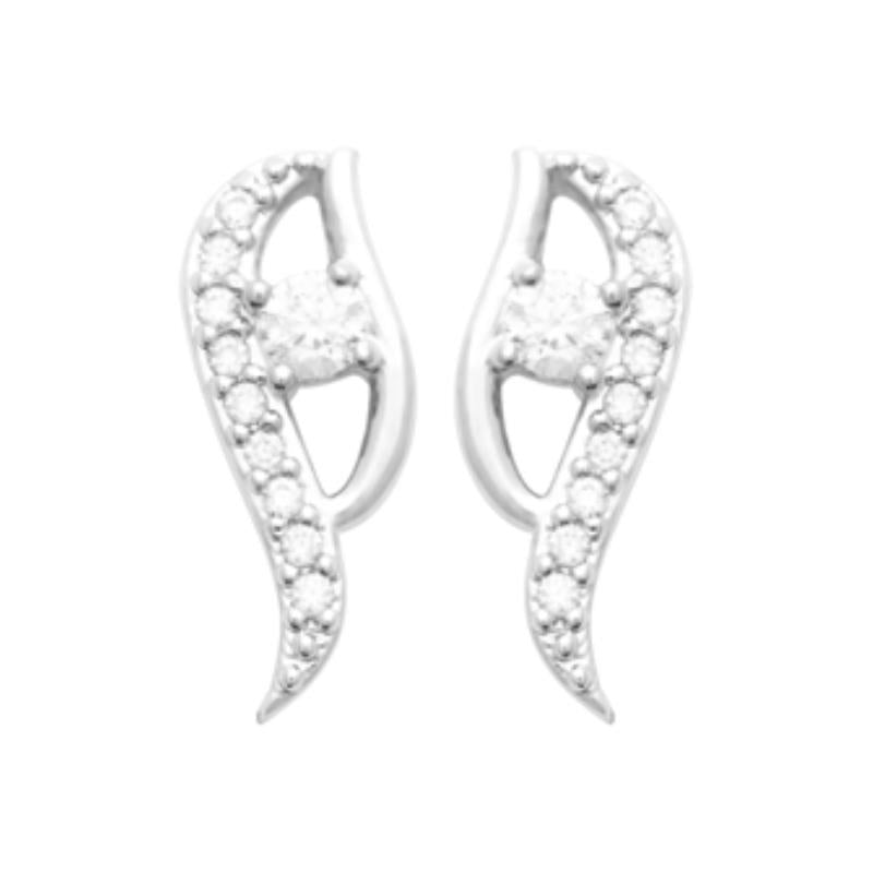 Coque de Nacre Puces d'oreilles argent 13056710