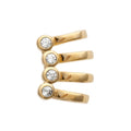 Coque de Nacre Boucles d'oreilles plaqué or 2525310
